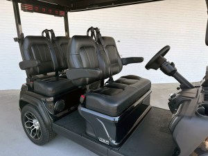 Evolution Ranger 4 Seater Lithiuim Black Out Golf Cart 06